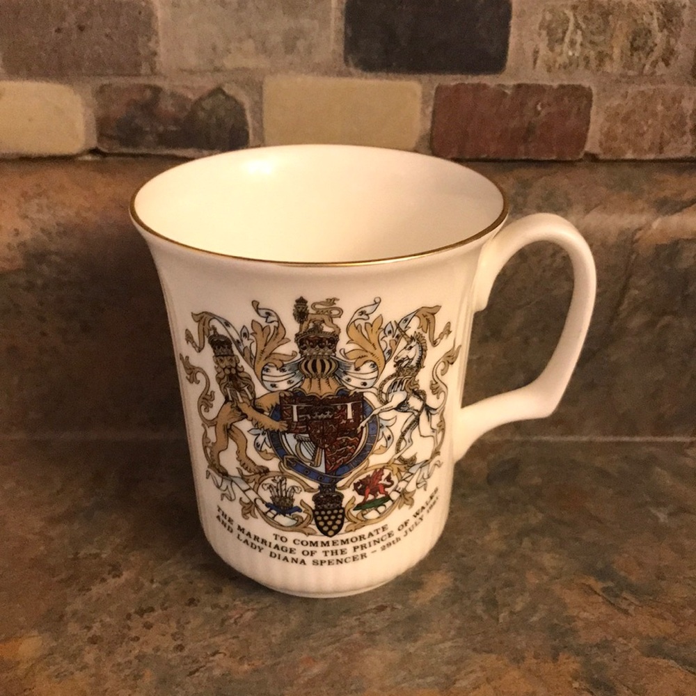 Royal Doulton Commemorative Mug Charles & Diana Wedding Employees Ltd. Edition